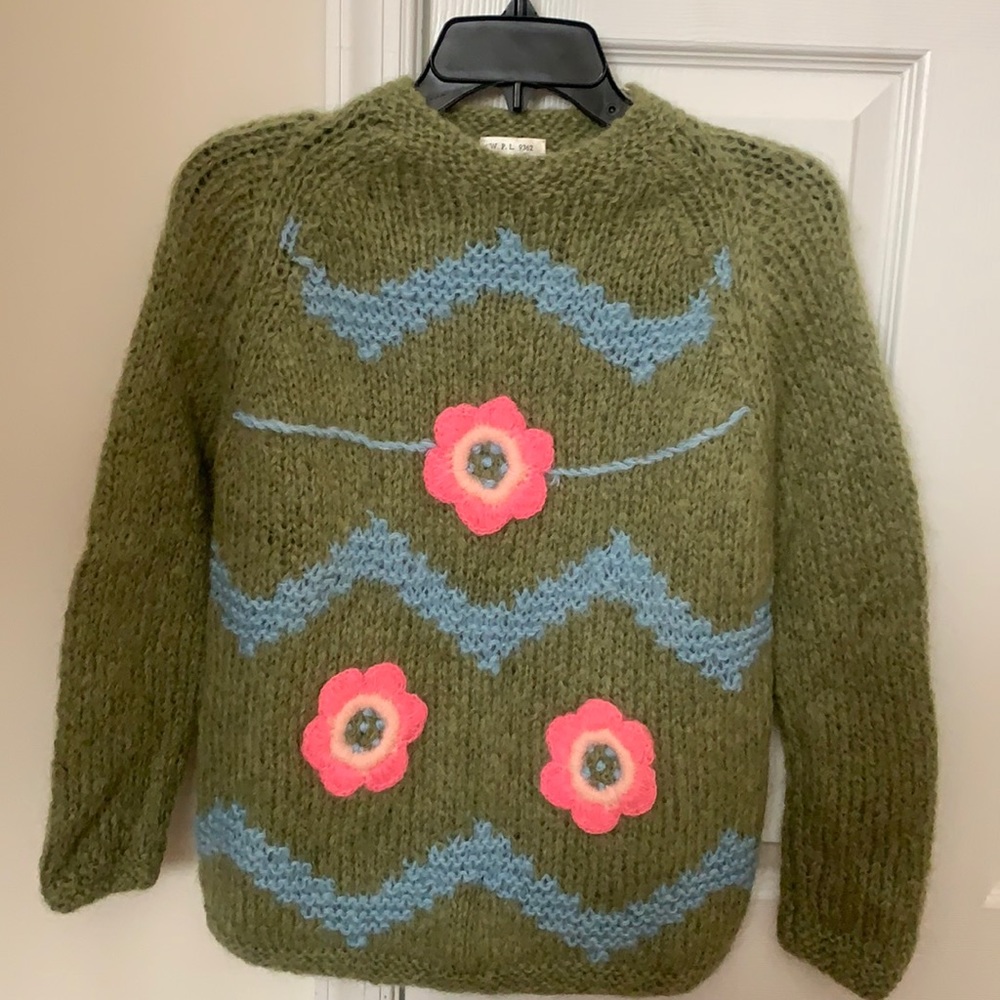 Vintage floral made in Italy sweater